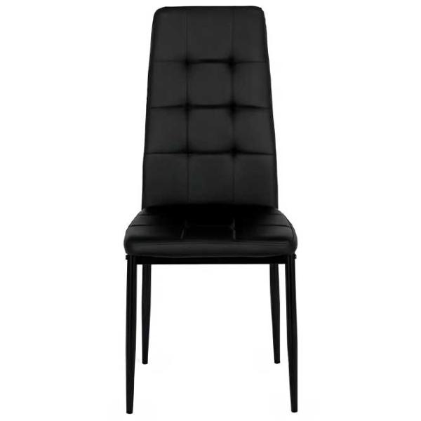 Scaun de bucătărie Mebel Elite Tex 2 Eko Piele artificială/ Black Black photo 1