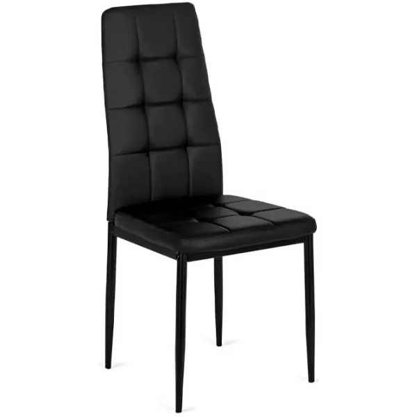 Scaun de bucătărie Mebel Elite Tex 2 Eko Piele artificială/ Black Black photo 2