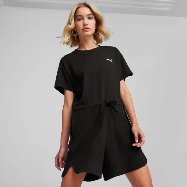 Salopetă pentru femei Puma Her Short Jumpsuit Black photo 2 Salopetă pentru femei Puma Her Short Jumpsuit Black photo 2