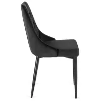 Scaun de bucătărie Mebel Elite Cork Velur/ Black Black photo 3