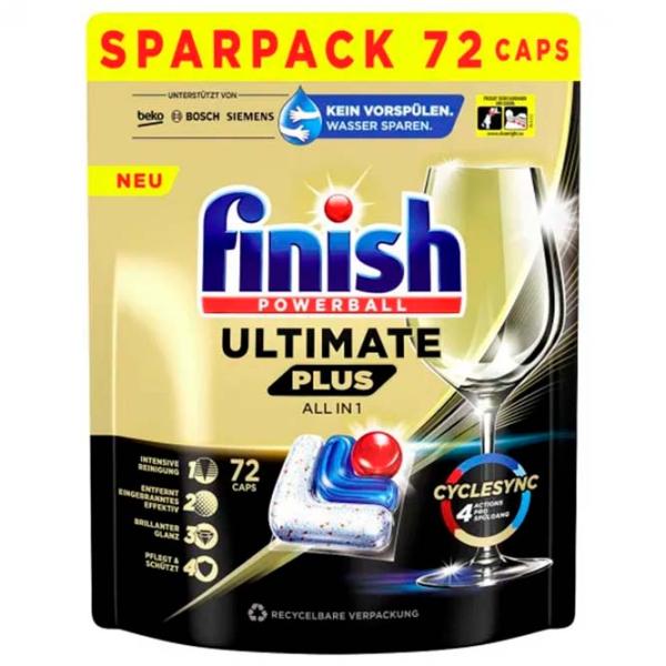 Soluție FINISH Ultimate Plus 702093299 capsule / pentru curățare photo 1