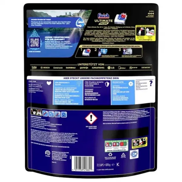 Soluție FINISH Ultimate Plus 702093299 capsule / pentru curățare photo 2