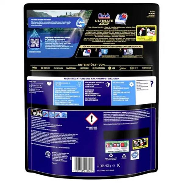Soluție FINISH Ultimate Plus 702093299 capsule / pentru curățare photo 2