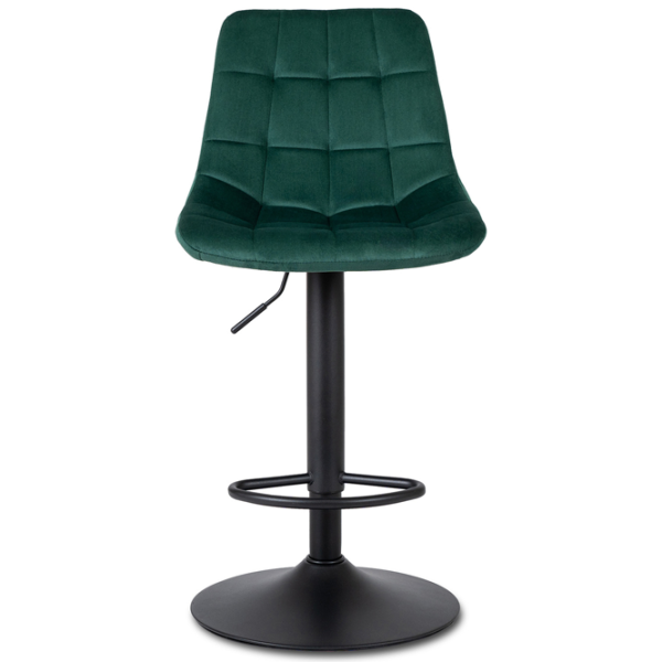 Scaun de bar Mebel Elite 5727610 Catifea / Metal / Green photo 2 Scaun de bar Mebel Elite 5727610 Catifea / Metal / Green photo 2