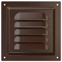 Grilă de ventilare ERA 1212МЭ Oțel / Brown photo 3