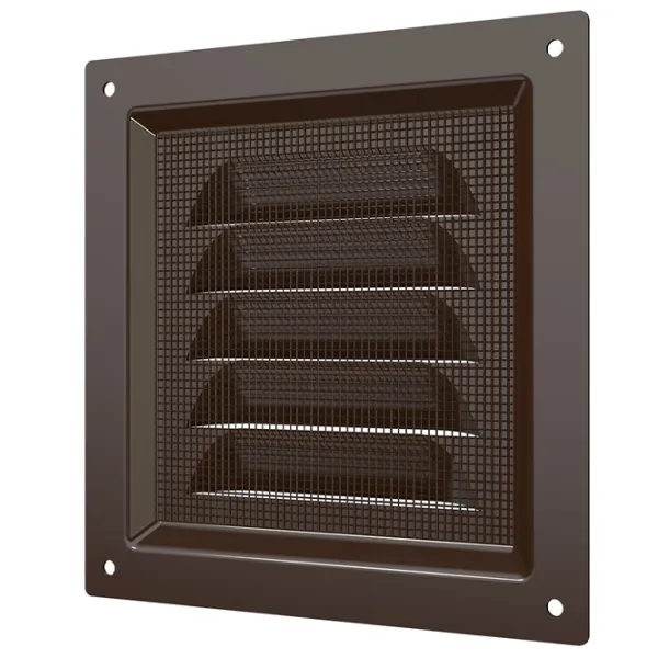 Grilă de ventilare ERA 1212МЭ  Oțel / Brown photo 6