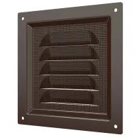 Grilă de ventilare ERA 1212МЭ Oțel / Brown photo 4