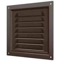 Grilă de ventilare ERA 1515МЭ Oțel / Brown photo 3