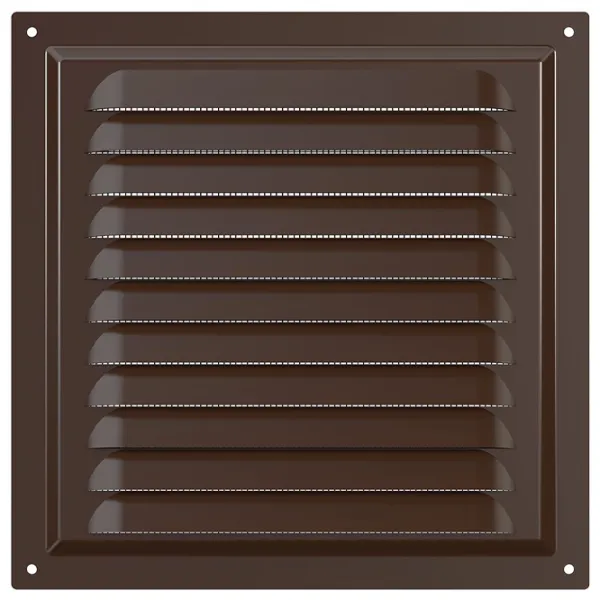 Grilă de ventilare ERA 2020МЭ  Oțel / Brown photo 2 Grilă de ventilare ERA 2020МЭ  Oțel / Brown photo 2