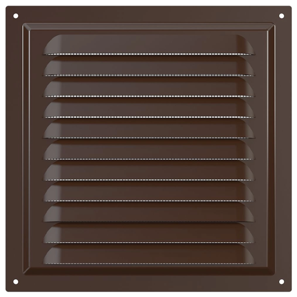 Grilă de ventilare ERA 2020МЭ  Oțel / Brown photo 2 Grilă de ventilare ERA 2020МЭ  Oțel / Brown photo 2