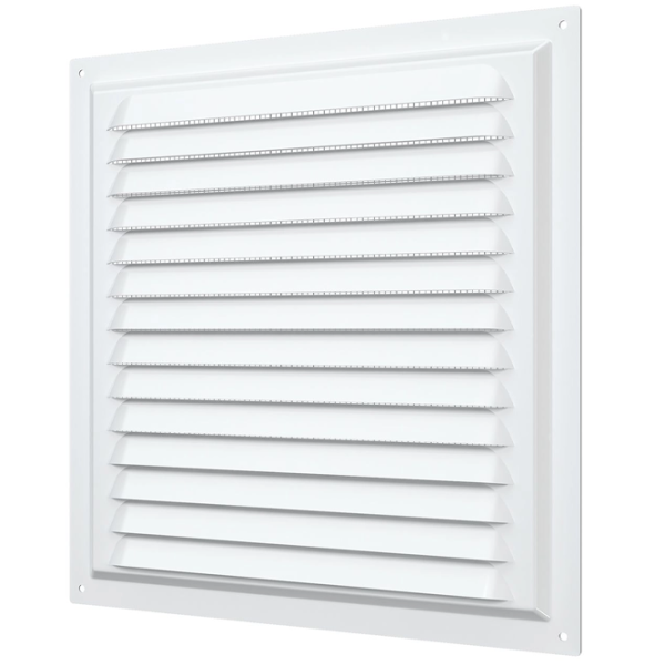 Grilă de ventilare ERA 2525МЭ  Oțel / White photo 1