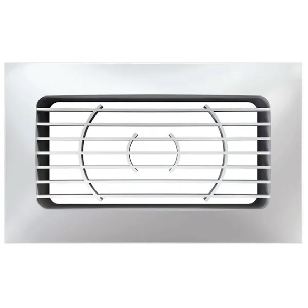 Grilă de ventilare ERA 612РСФ  Plastic / White photo 1