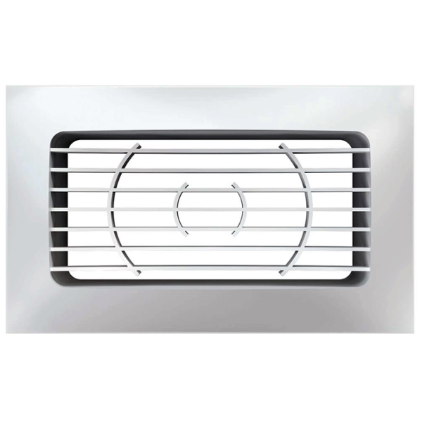 Grilă de ventilare ERA 612РСФ  Plastic / White photo 1