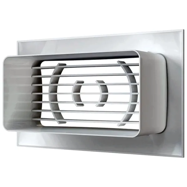 Grilă de ventilare ERA 612РСФ  Plastic / White photo 3