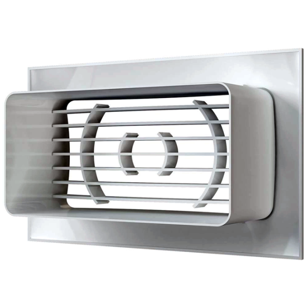 Grilă de ventilare ERA 612РСФ  Plastic / White photo 3