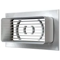Grilă de ventilare ERA 612РСФ Plastic / White photo 3