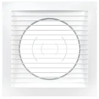 Вентиляционная решетка ЭРА 1515РС10Ф  Пластик / Белый