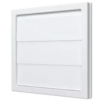Вентиляционная решетка Mistral 1515К10Ф  Пластик / Белый