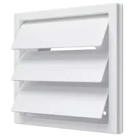 Вентиляционная решетка Mistral 2121К16Ф  Пластик / Белый