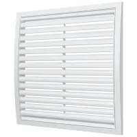Вентиляционная решетка ЭРА 4040РР  Пластик / Белый
