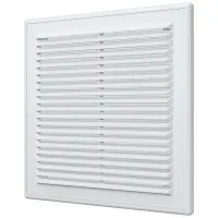Вентиляционная решетка ЭРА 2525Р  Пластик / Белый