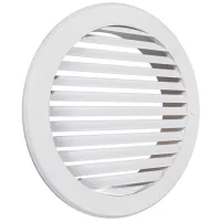 Grilă de ventilare ERA 15РК  Plastic / White