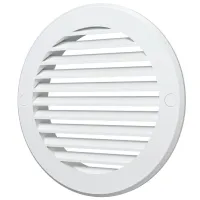 Grilă de ventilare ERA 12РК  Plastic / White