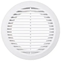 Вентиляционная решетка ЭРА 12РКФ  Пластик / Белый
