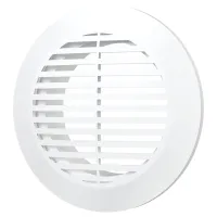 Вентиляционная решетка ЭРА 10РКФ  Пластик / Белый