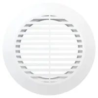 Grilă de ventilare ERA 10РКФ Plastic / White photo 2