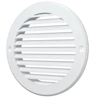 Вентиляционная решетка ЭРА A12RK  Пластик / Белый