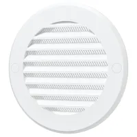 Вентиляционная решетка ЭРА 10РКС  Пластик / Белый