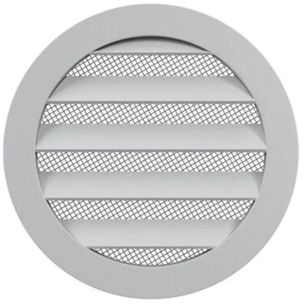Grilă de ventilare ERA 16РКМ  Aluminiu / White photo 1