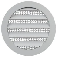 Grilă de ventilare ERA 10РКМ Aluminiu / White photo 2