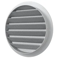 Grilă de ventilare ERA 10РКМ Aluminiu / White photo 3