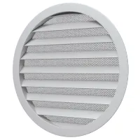 Вентиляционная решетка ЭРА 20РКМ  Алюминий / Белый