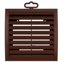 Grilă de ventilare ERA 1515РРН Plastic / Brown photo 3