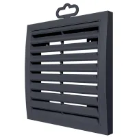 Вентиляционная решетка ЭРА 1515РРН  Пластик / Grey