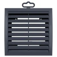 Grilă de ventilare ERA 1515РРН Plastic / Grey photo 2