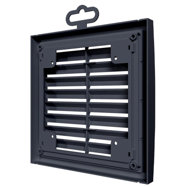 Grilă de ventilare ERA 1515РРН  Plastic / Grey photo 3 Grilă de ventilare ERA 1515РРН  Plastic / Grey photo 3