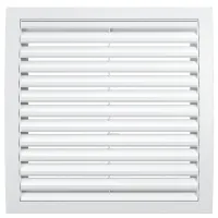 Вентиляционная решетка ЭРА 2525РРН  Пластик / Белый