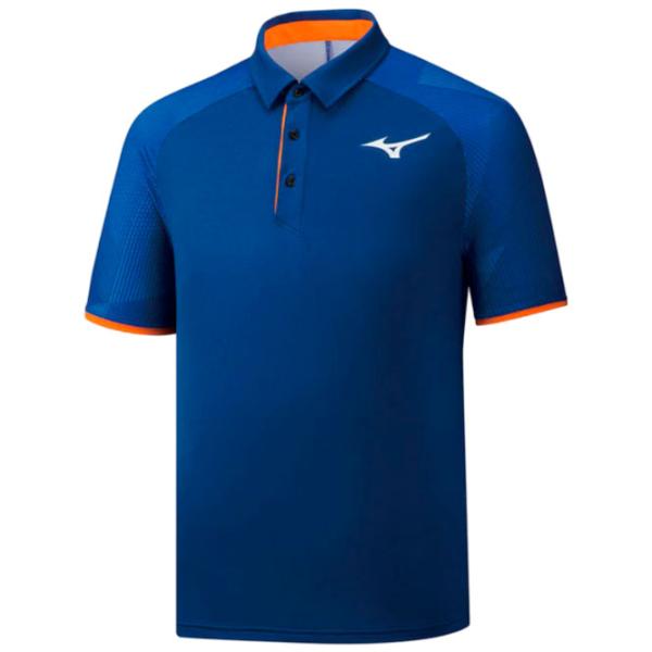 Tricou polo pentru bărbați Mizuno Shadow polo Blue photo 1 Tricou polo pentru bărbați Mizuno Shadow polo Blue photo 1