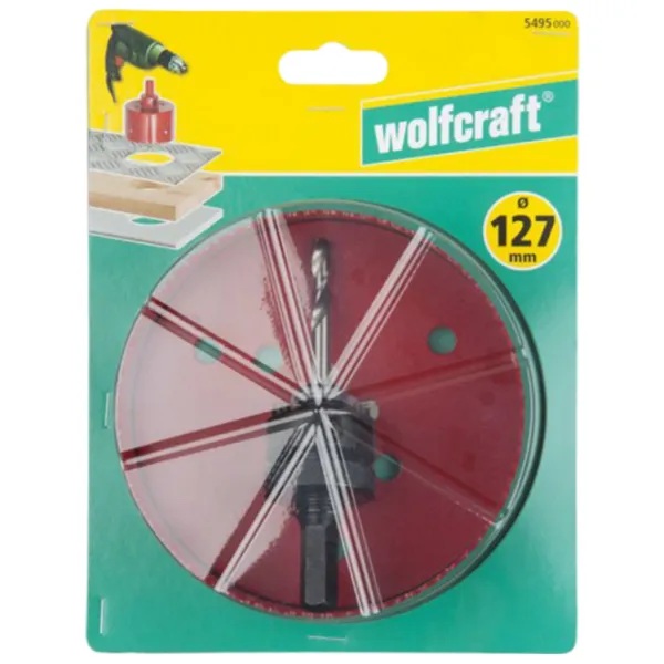Carotă Wolfcraft 5495000 Bimetal / Hexaedre photo 2