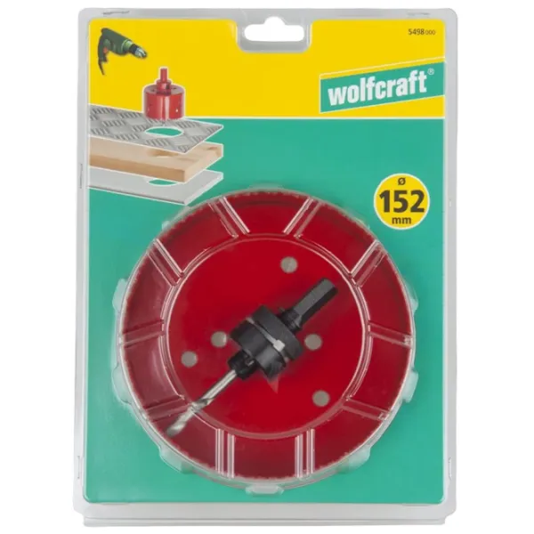 Carotă Wolfcraft 5498000 Bimetal / Hexaedre photo 2 Carotă Wolfcraft 5498000 Bimetal / Hexaedre photo 2