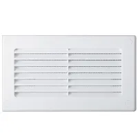 Вентиляционная решетка Awenta KP55-30  Пластик / Белый
