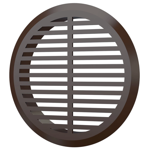 Grilă de ventilare ERA 05ДП 1/4  Plastic / Brown photo 1