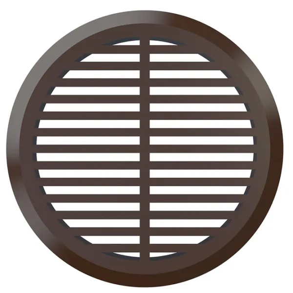 Grilă de ventilare ERA 05ДП 1/4  Plastic / Brown photo 2