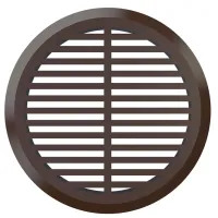 Grilă de ventilare ERA 05ДП 1/4 Plastic / Brown photo 2