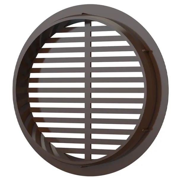Grilă de ventilare ERA 05ДП 1/4  Plastic / Brown photo 3