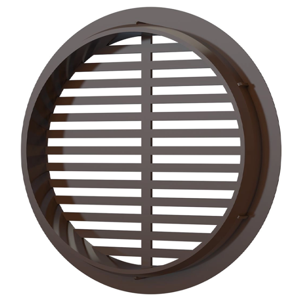 Grilă de ventilare ERA 05ДП 1/4  Plastic / Brown photo 3